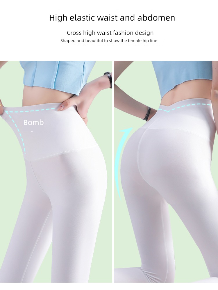 Bobbi white winter Plush little chap Leggings