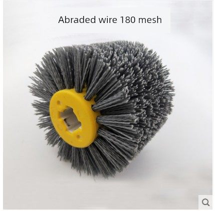 Wood grain reduction wire drawing wheel grinding polishing brush roller nylon wire abrasive brush wire wheel grinding cloth wheel