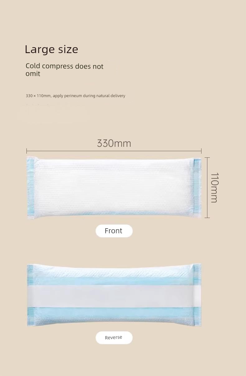 October Crystal Cold Compress Pad for Postpartum Use, Dual-Purpose for Natural and C-Section Births, Postpartum Pain Relief, Incision Wound Ice Pack, — 7