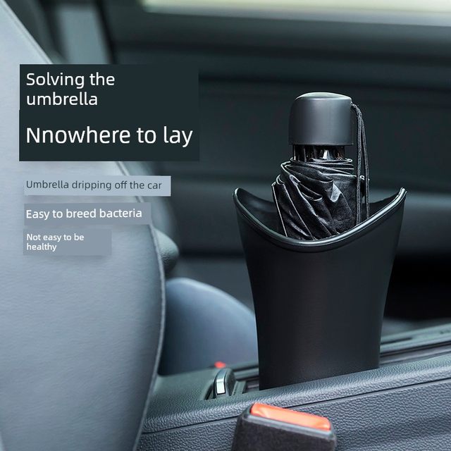 Car umbrella bucket good supplies waterproof storage barrel car rear umbrella storage barrel folding storage