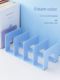 Desktop bookshelf book shelf student desk organize book artifact learning storage box baffle internet celebrity storage book clip