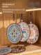 Retro heat insulation pad high temperature resistant casserole anti-scalding pads enamel pot cushions ceramic new Chinese dining table anti-slip dining plate pads
