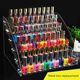 Nail polish display stand desktop acrylic multi-layer transparent nail art shop lipstick nail glue tool display stand storage stand
