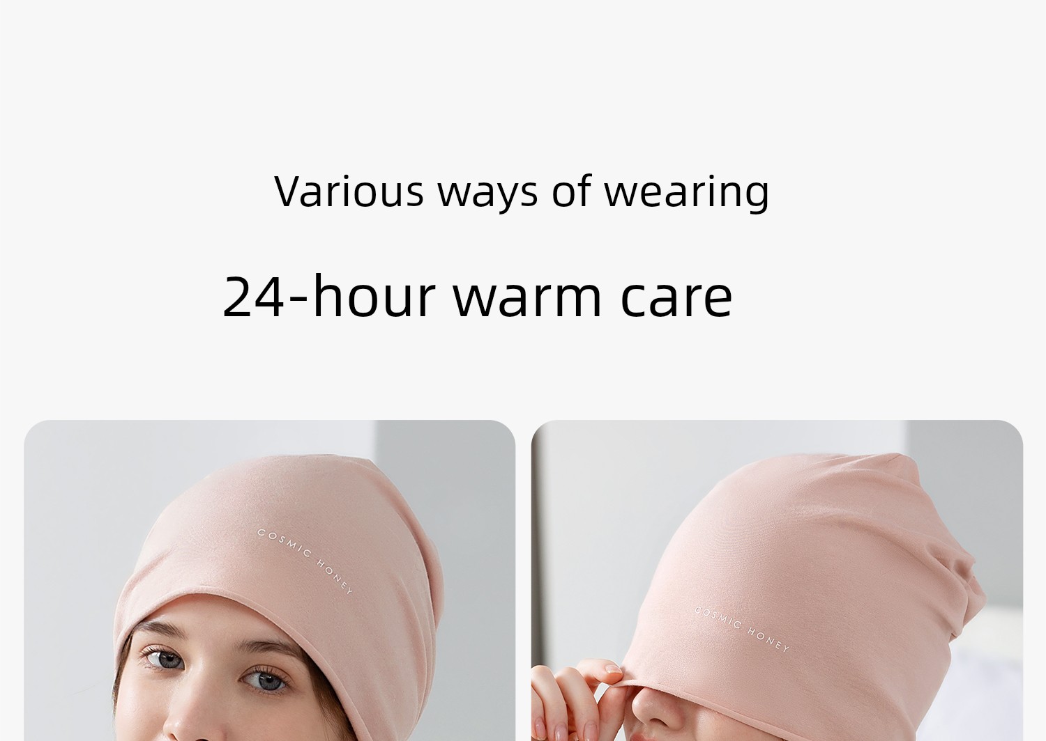 Postpartum Hat for Autumn and Winter, Thin, Windproof, Warm, Suitable for Pregnant and Postpartum Women, Large Head Circumference, Can Be Worn While — 15