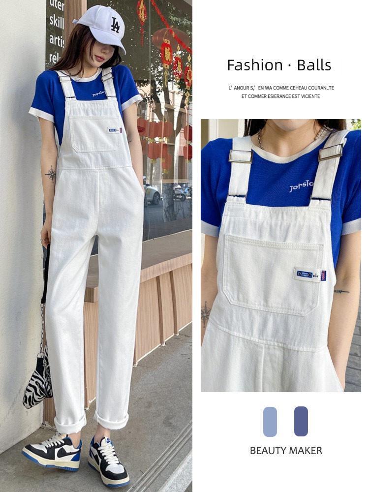 Age reduction milk system Autumn and winter Chinese bellflower easy cowboy rompers