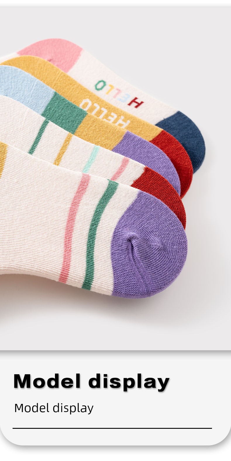 Rainbow Baby Socks Spring & Fall Cartoon Korean Cotton Socks Baby Winter Knee Socks Children's Socks Boys Girl Children's Socks Children's Socks — 8