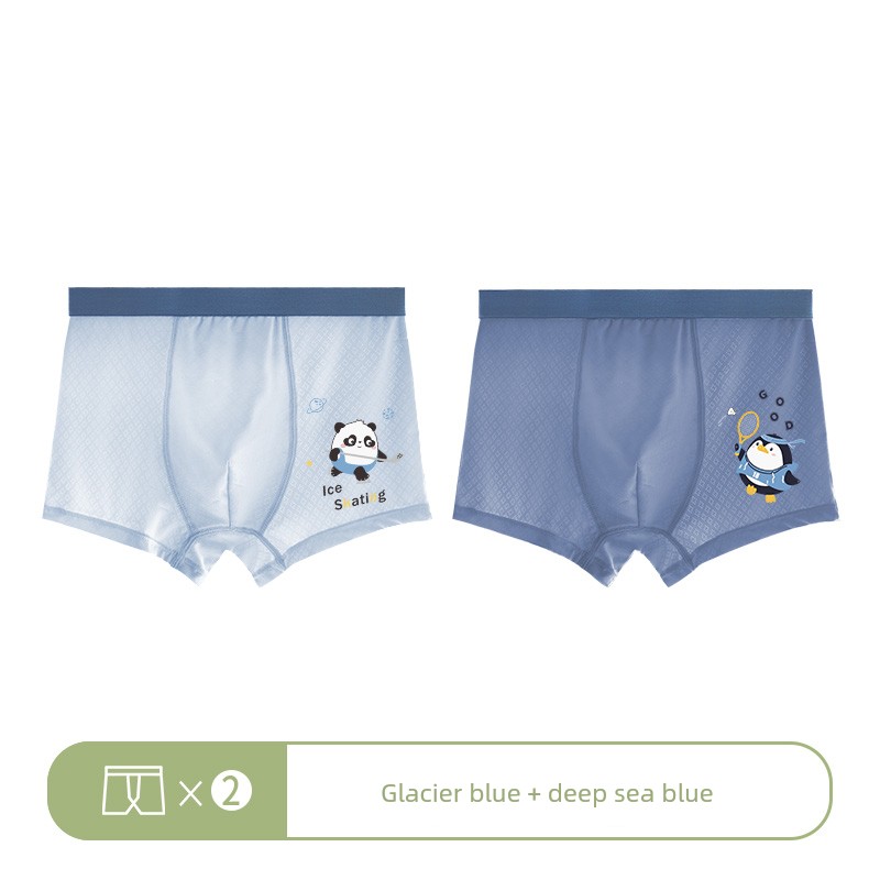 Children's Boxer Briefs 2026 Summer Mesh Ice Silk Baby Boy Boxer Briefs Non-Binding Pp Cooling Leggings — 7