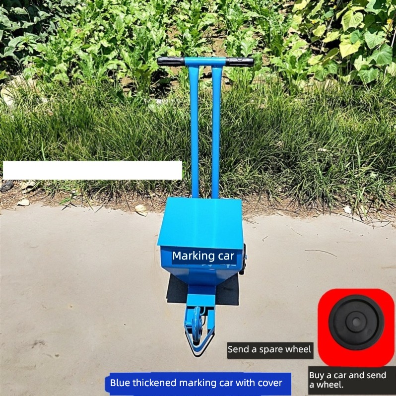 garden cart ground workshop Feather court White ash Marking car Football Field Multifunctional machine Scatter ash implement Scatter Grey line tool