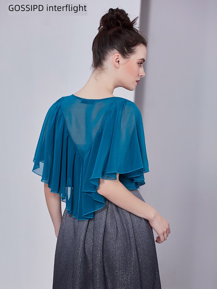 match braces skirt cloak Chiffon Ruffles have cash less than that is registered in the accounts Shawl