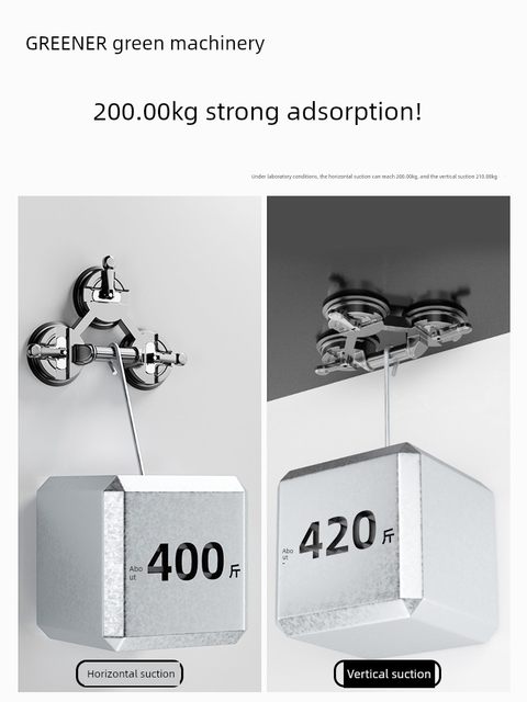绿林玻璃吸盘强力重型瓷砖吸提器贴地砖专用工具固定器大吸力三爪