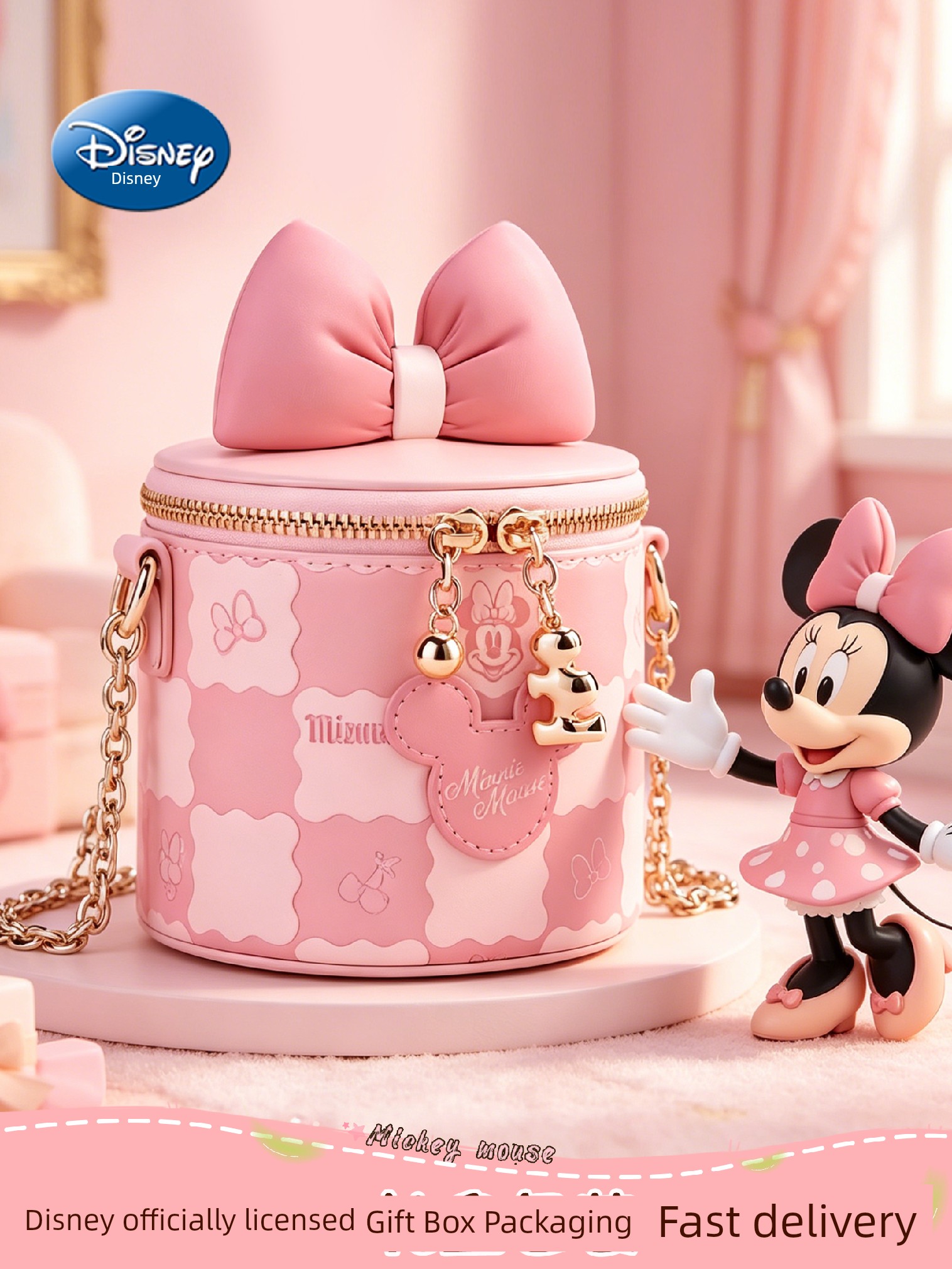 Disney Children's Birthday Gift Girls' Practical Bags for Ages 7-8, 12-Year-Old Girls, Middle School Students, Children's Day 61