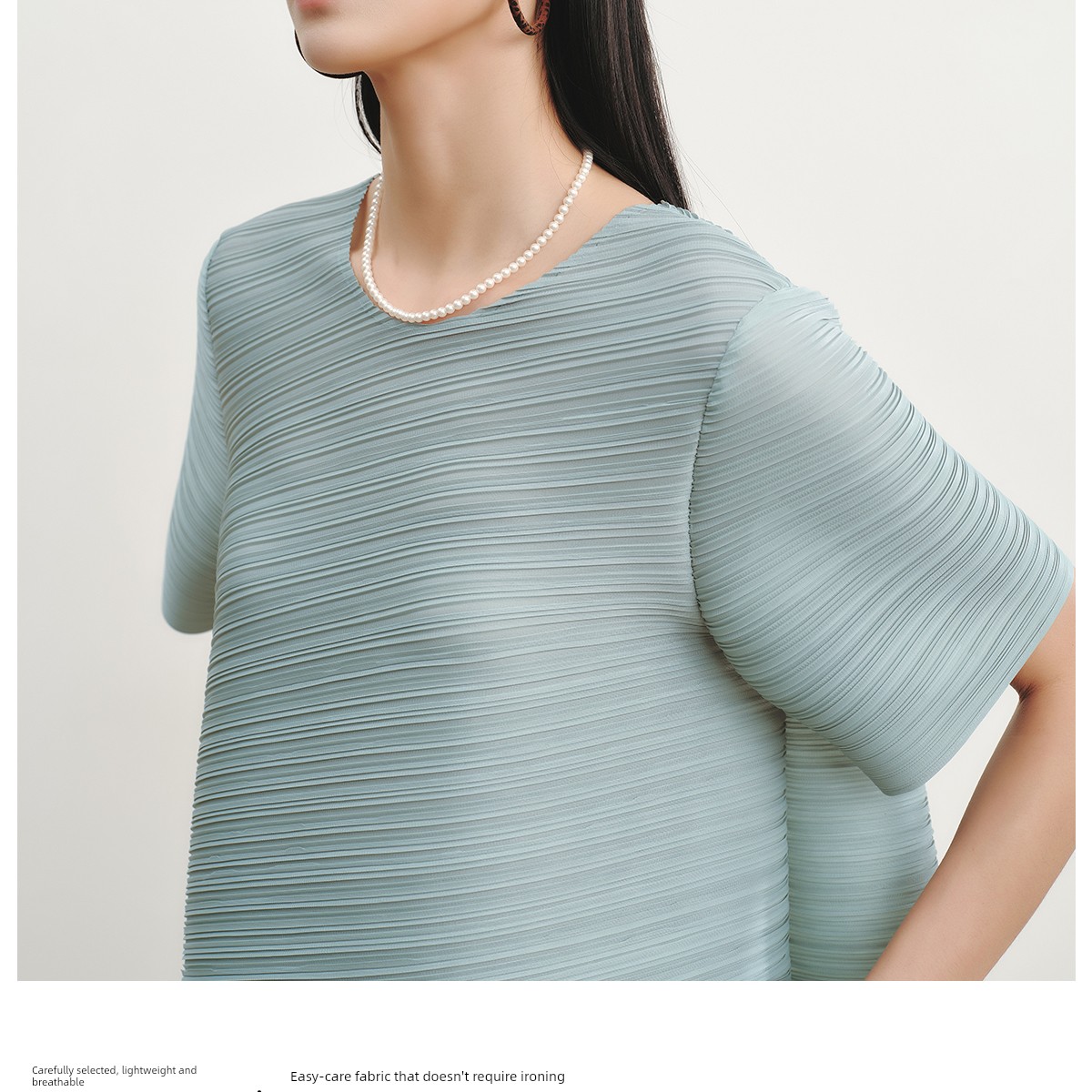 Sellynear Maternity T-Shirt Summer New Fashion Loose Sleeveless Irregular Pleated Maternity Workwear Top — 15
