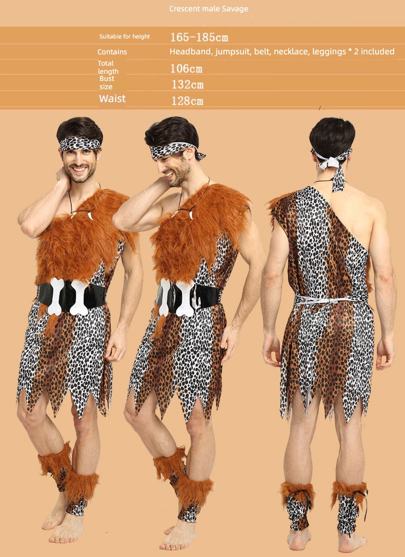 aboriginal The Humans Indian Leopard Print Halloween clothing
