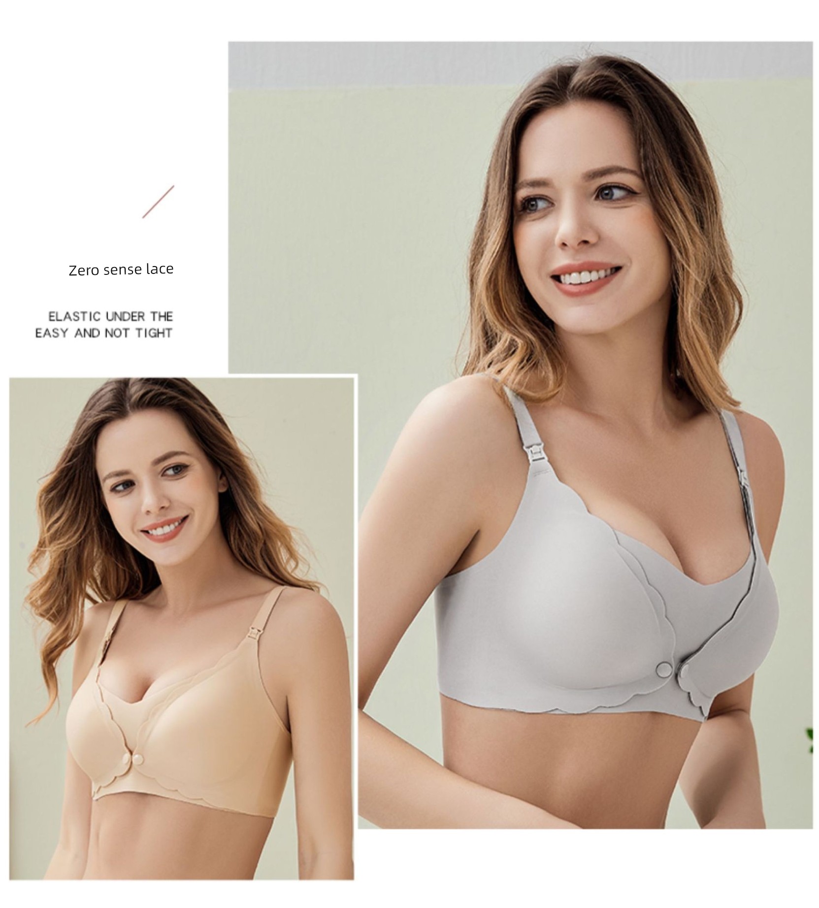Jingqi Front-Button Maternity Bra for Large Busts and Plus Sizes, Specially Designed for Pregnancy and Postpartum Nursing, Anti-Sagging — 28