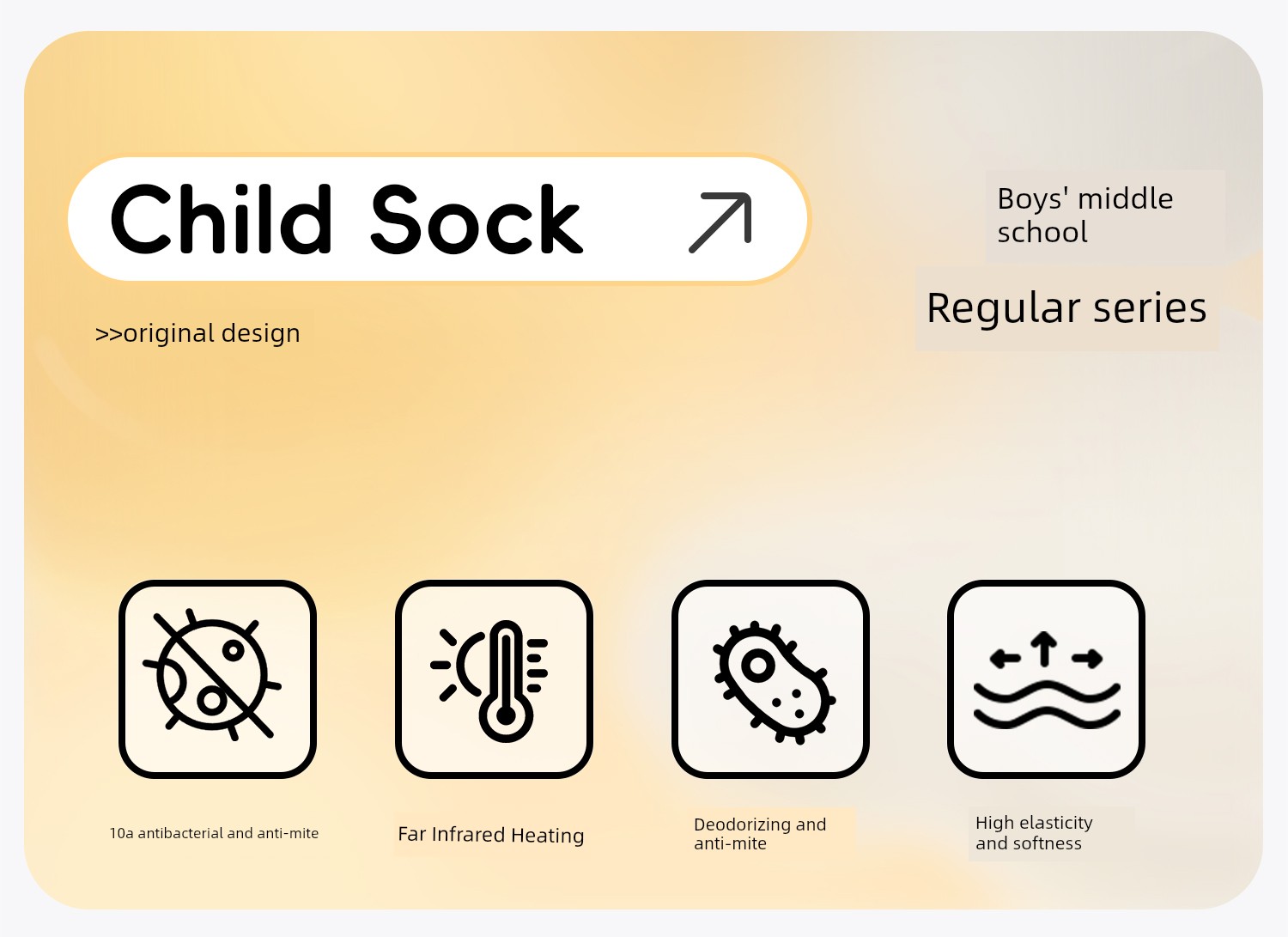 Children's Socks for Boys, Baby Autumn Mid-Length Socks, Class a Boys' Autumn Cotton Socks, Seamless Toddler Socks for Boys — 3
