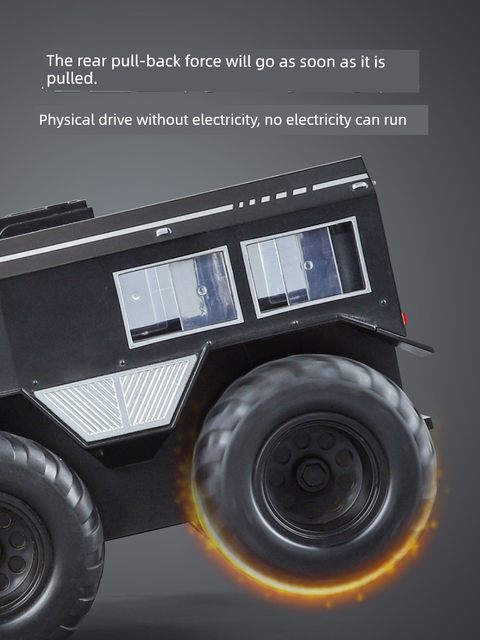 Russia 1/24 Sherpa ATV All-terrain Children's Off-Road Simulation Alloy Boy Sound Light Return toy Car