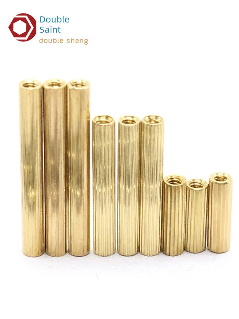 M2 double-pass copper column, circular copper column, monitoring copper column, knurled security copper column, M2*3--M2*30