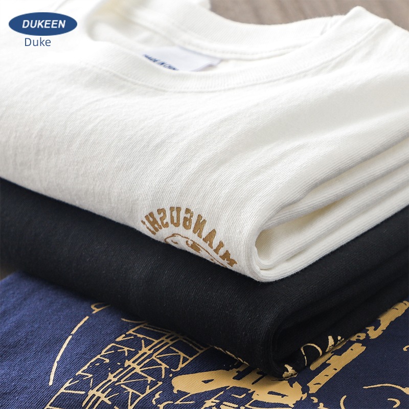 Pounds 320g Retro rocket man Wear out Short sleeve