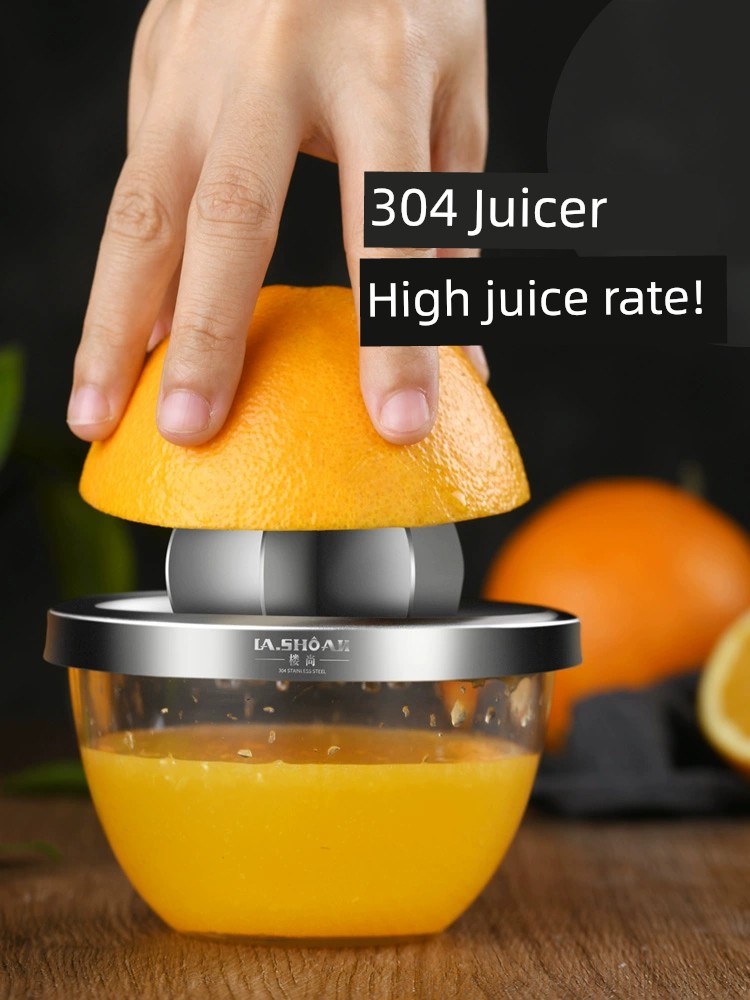 樓尚檸檬手動榨汁機橙器手壓橙子家用壓橙汁榨汁盃擠壓多功能神器