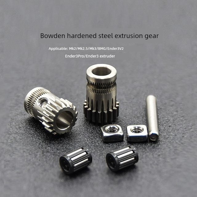 CREATIVITY3D Printer Accessories EnderBMG Bowden High Quality Hardened Steel Wear-resistant Double Gear Feed