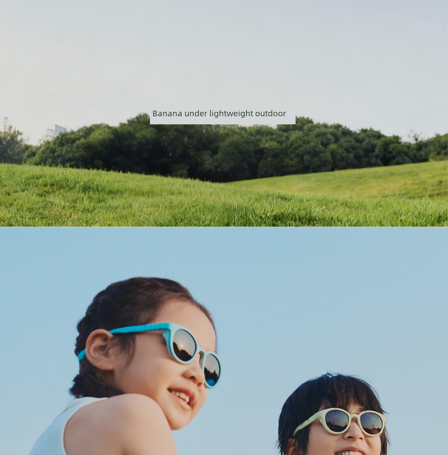 Banana Nf310 Eye Protection Sun-Proof All-Matching Girls Sunglasses — 1