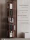 Rotating bookshelf Home living room movable multi-layer storage shelf Non-solid wood space-saving storage artifact Simple bookcase