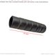 Iron pipe steel pipe handle rubber sleeve handle handle handrail handrail soft sleeve anti-slip insulation protective sleeve diameter 20 25mm