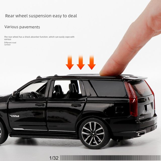Cadillac Escalade alloy car simulation model children's toy off-road vehicle boy gift collection ornaments