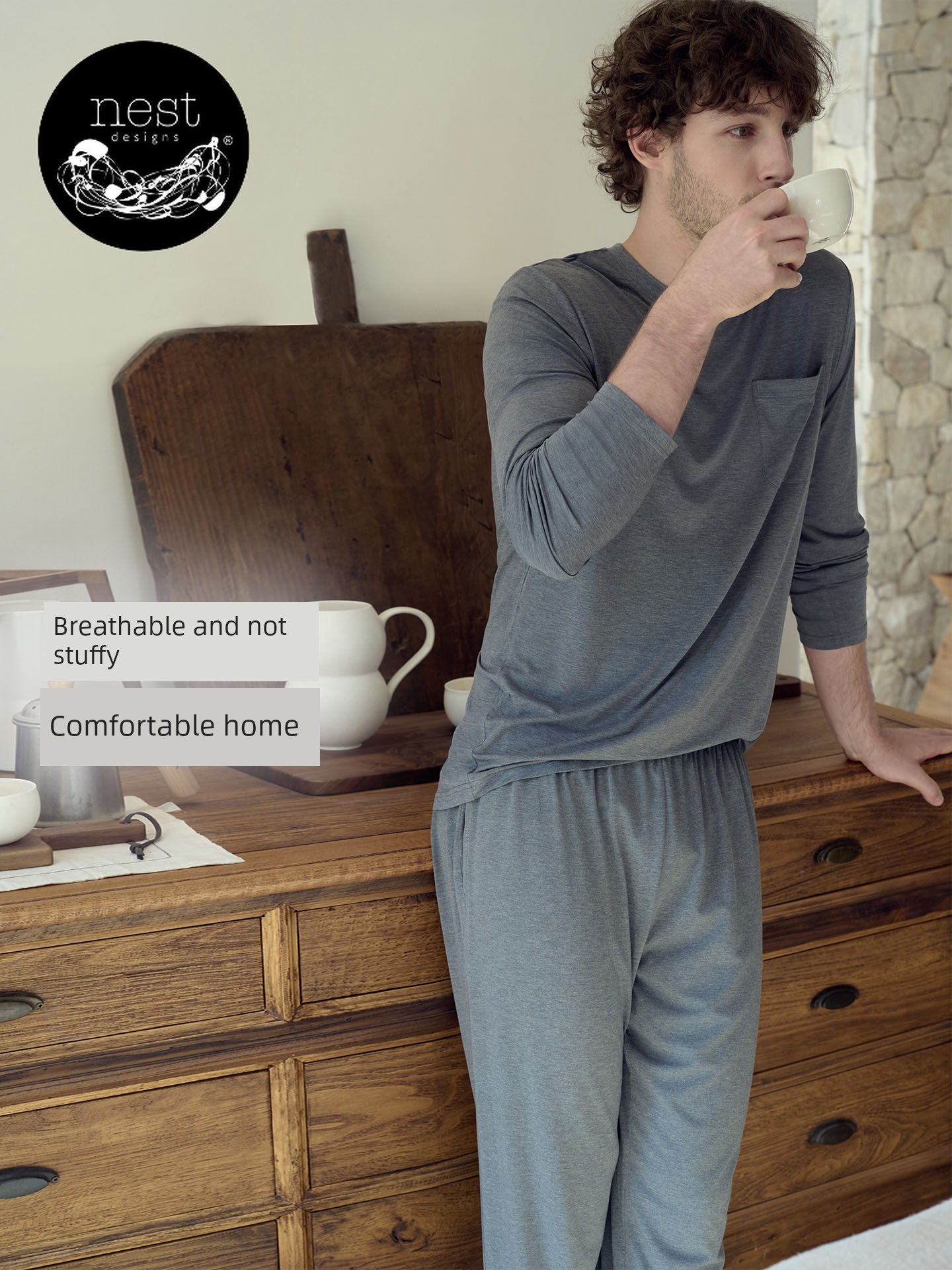 Nest Designs Bamboo Fiber Spring and Autumn T-Shirt