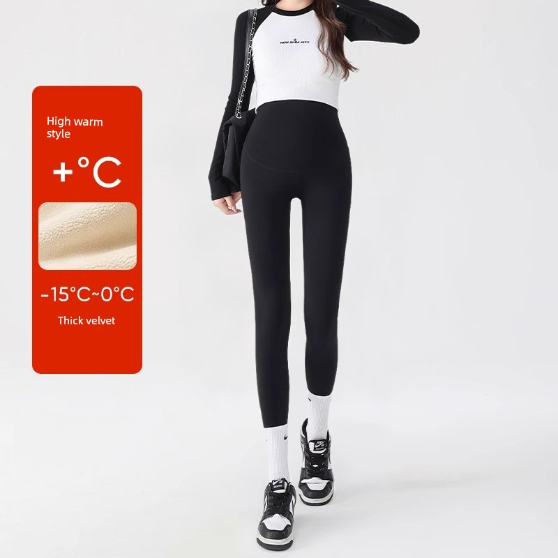 Unisunny Outwear Sports Autumn and Winter Pregnant Women's Pants — 8
