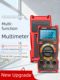Digital multimeter high-precision electrician special electronic multimeter voltage measurement capacitor intelligent digital display home set