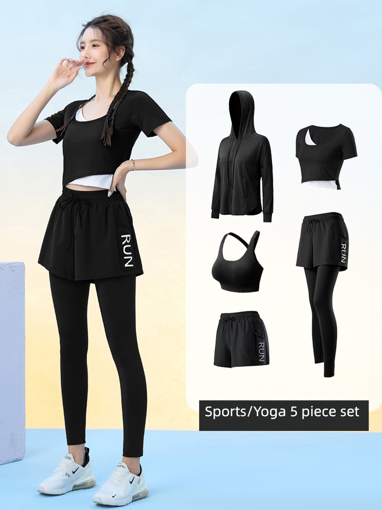 major train female good-looking Long sleeve Internet celebrity Fitness suit