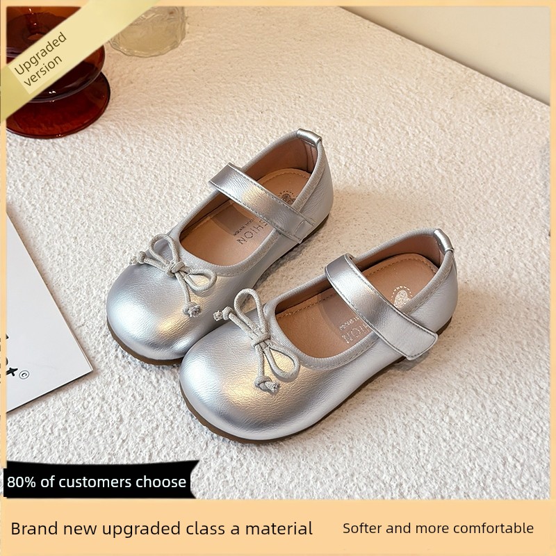 Black Leather Shoes for Girls, College Style, Suitable for Skirts, British Style, Versatile, Comfortable, Round Toe, 2026 New Model, Women's Summer Style — 4