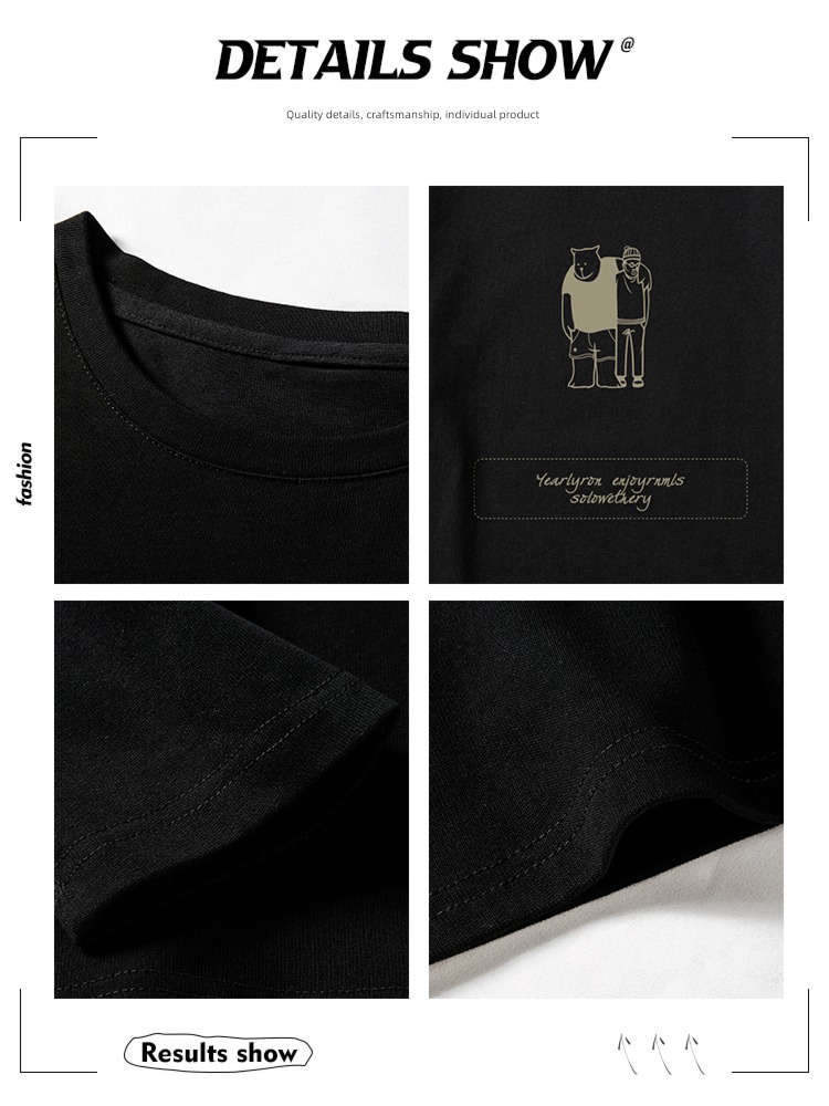 man Spring and Autumn easy jacket Inner lap Long sleeve T-shirt