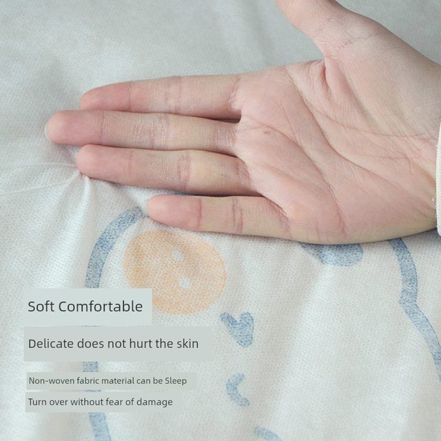 Hotel disposable bed sheets, quilt covers, pillowcases, four-piece sets, travel, trip, trip, thickened bedding, dirty, portable