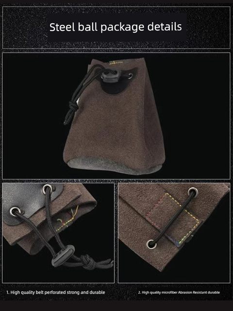 Slingshot accessories Car steel ball bag Nibiao bag Large capacity outdoor microfiber waist bag hanging bag special integrated storage bag