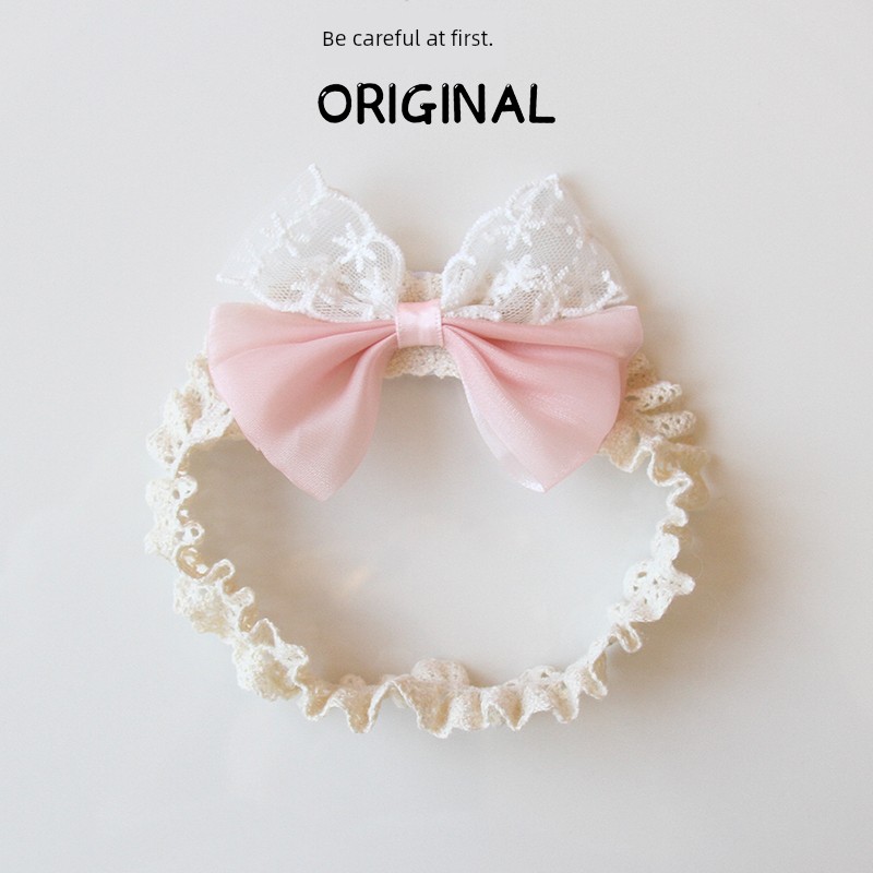 Baby Girl Princess Hair Band Infant Full Moon Bows — 6