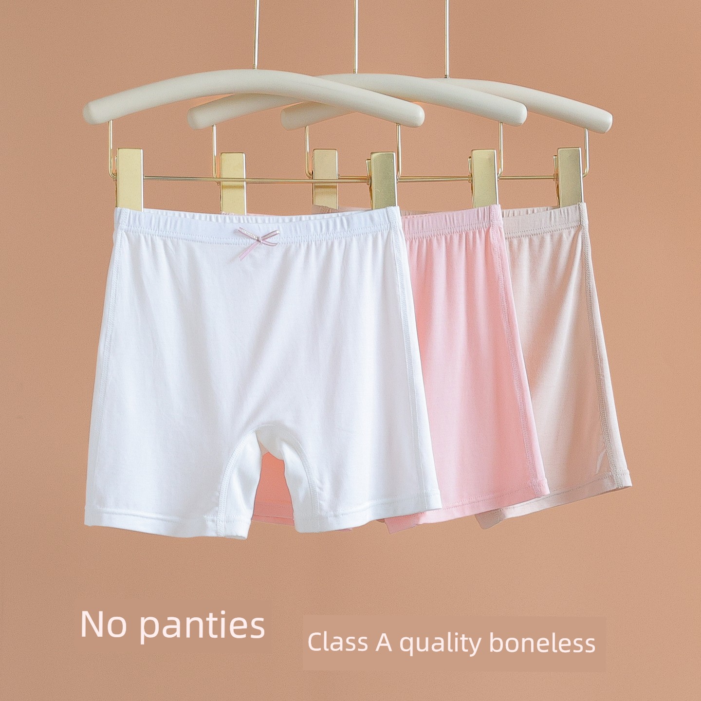 Girl Safety Panties Two-in-One Summer Modal Thin Boneless Short Shorts Kids Safety Pants Youth