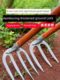 German rake loosening farm tools weeding manganese steel nine-tooth rake hoe digging ground artifact agricultural tools
