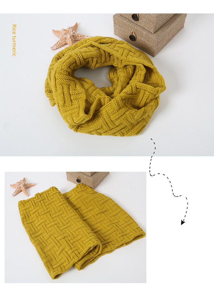 winter Condom female Versatile thickening black Knitting wool