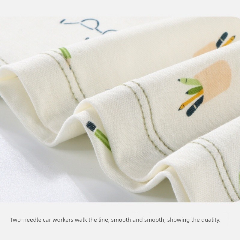 Modal Kids Pajamas Spring and Summer Thin Boys' Home Wear Boys Intimates Suit Teen Autumn Clothes Long Johns — 3
