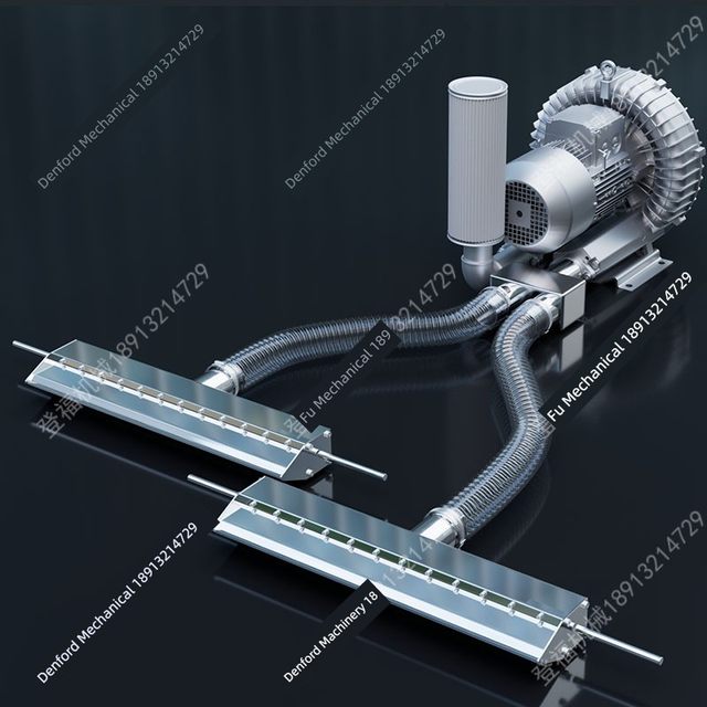 Air knife blower cleaner water removal blow dry cleaning industrial hot air knife aluminum alloy cooling cooling air curtain temperature isolation
