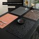 Waterproof and oil-proof Nordic Western place mat rounded corner leather bowl mat home American heat insulation mat hotel light luxury western food plate mat