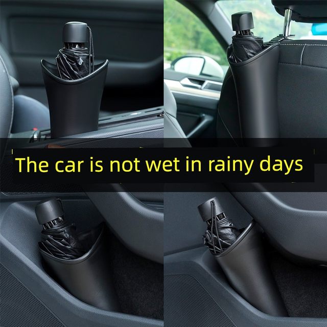 Car umbrella bucket good supplies waterproof storage barrel car rear umbrella storage barrel folding storage