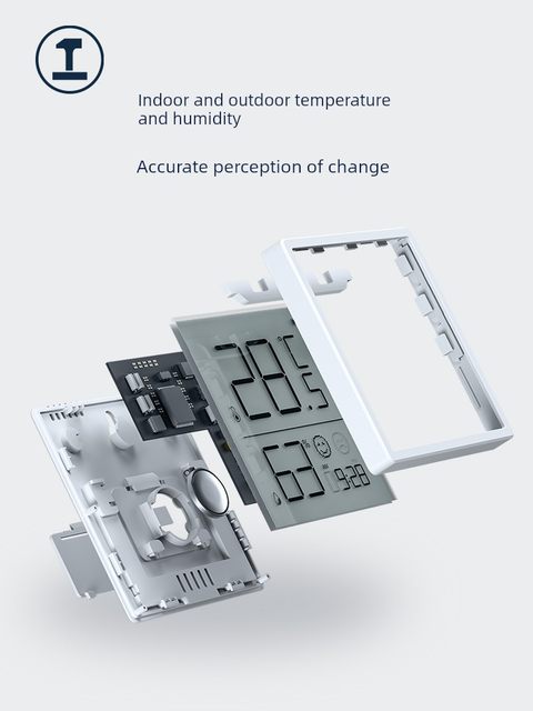 Greenland Electronic Thermometer Temperature and Hygrometer High-precision Indoor Baby Room Wall-mounted Room Temperature Accurate Temperature Meter