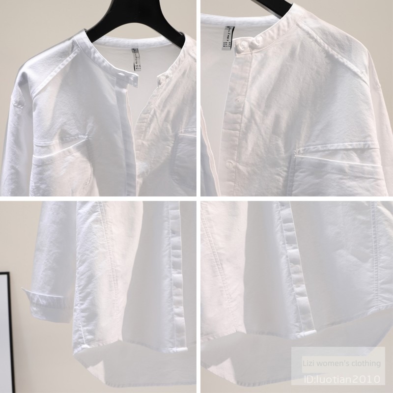 brand discount Label cutting Clearance easy Long sleeve Cotton shirt