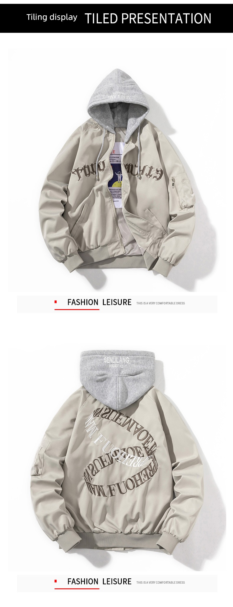 popular American style High street men and women lovers Embroidery mlb