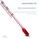 Household red water glass rod thermometer 0-50-100 degrees 20/15/11 cm agricultural industry short thermometer