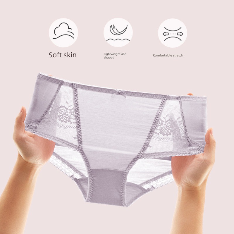 ManiForm  sexy ma'am Low foot pants Interpenetrating Lace
