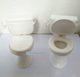 1 12 or 1 6 doll house accessories doll house scene model decoration Simulation mini flip toilet model